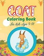 GOAT Coloring Book For Kids Ages 9-12