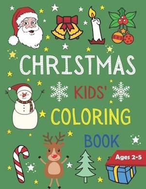 Christmas Kids Coloring Book Ages 2-5