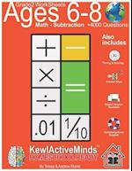 Grade 2 Worksheets - Math Subtraction, HomeSchool Ready +4000 Questions