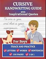 Cursive Handwriting Guide for Boys