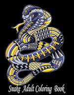 Snake Adult Coloring Book: Stress Relief Coloring Book: 50+ Realistic SNAKES for Coloring Stress Relieving - Illustrated Drawings and Artwork to Insp