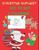 Christmas Alphabet Dot to Dot & Coloring