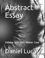 Abstract Essay