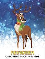 Reindeer Coloring Book for Kids