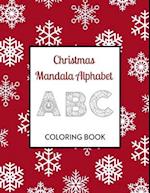 Christmas Mandala Coloring Book A B C