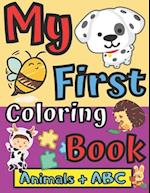 My First Coloring Book Animals + ABC