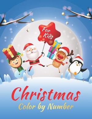 Christmas Color by Number book