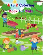 A to Z Coloring Book for Kids