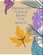 Crossword Puzzle Books for Adults