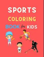 Sports Coloring book book for kids
