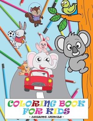 Coloring Book For Kids - Awesome Animals