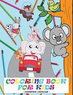 Coloring Book For Kids - Awesome Animals