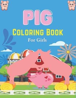 Pig Coloring Book For Girls