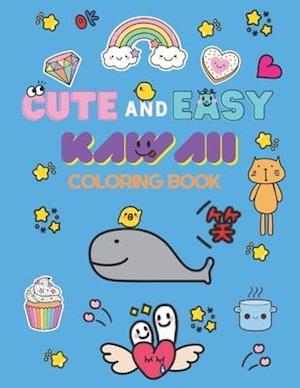 Cute and Easy Kawaii Coloring Book
