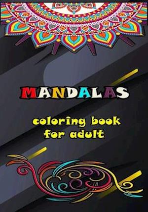 MANDALA coloring book for adult