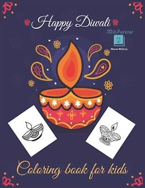 Happy Diwali Coloring Book for Kids