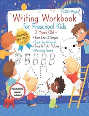 Writing Workbook for Preschool Kids 3 years old +