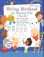 Writing Workbook for Preschool Kids 3 years old +