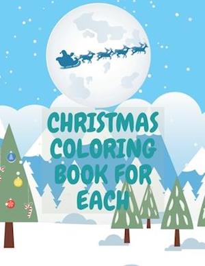 Christmas Coloring Book For Each