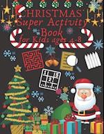 Christmas Super Activity Book for Kids ages 4-8