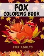 Fox Coloring Book For Adults