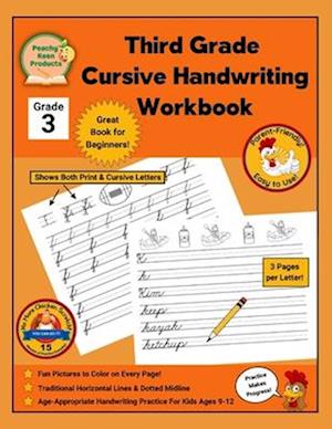 3rd Grade Cursive Handwriting Workbook: Cursive Handwriting Workbook for Kids ~ Beginners Cursive Writing Practice Book (Reproducible)