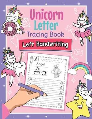 Unicorn Letter Tracing Book Left Handwriting