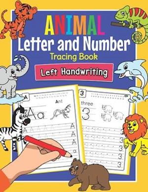 Animal Letters and Numbers Tracing Book Left Handwriting