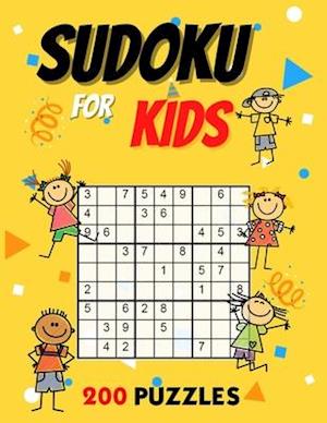 Sudoku for Kids 200 Puzzles