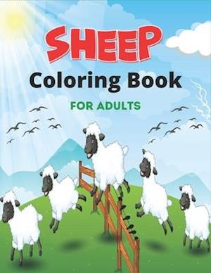 SHEEP Coloring Book For Adults