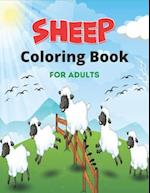 SHEEP Coloring Book For Adults