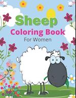 SHEEP Coloring Book For Women