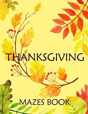 Thanksgiving Mazes Book