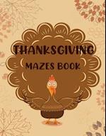 Thanksgiving Mazes Book