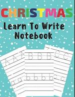 Christmas Learn To Write