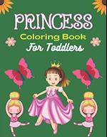 PRINCESS Coloring Book For Toddlers