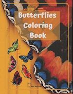 Butterflies Coloring Book: Perfect beauty to color about 
