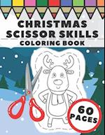 Christmas Scissor Skills Coloring Book