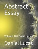 Abstract Essay