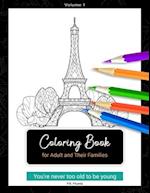 Coloring Book for Adult and Their Families, Volume 1