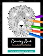 Coloring Book for Adult and Their Families, Volume 2