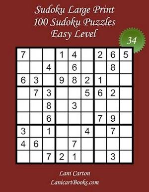 Sudoku Large Print for Adults - Easy Level - N°34