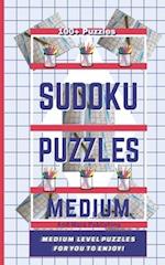 Sudoku Puzzle Book - Medium Level Puzzles