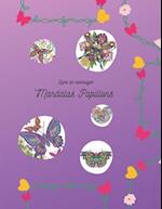 Livre coloriages Mandalas Papillons