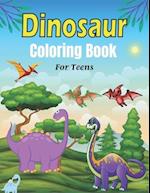 DINOSAUR Coloring Book For Teens