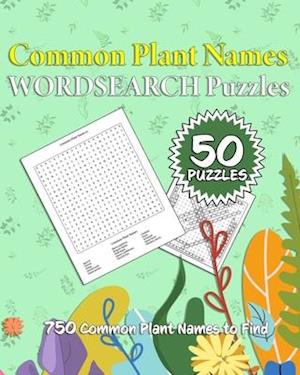 Common Plant Names Wordsearch Puzzles