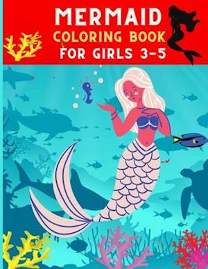 Mermaid coloring book for girls 3-5