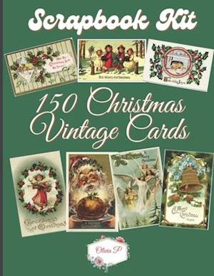 Scrapbook Kit - 150 Vintage Christmas Cards