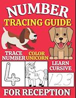 Number Tracing Guide for Reception