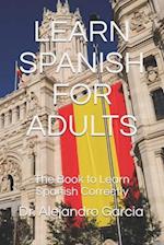 Learn Spanish for Adults